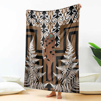 New Zealand Blanket Maori Maripi Knife With Poutama Art LT14 - Polynesian Pride