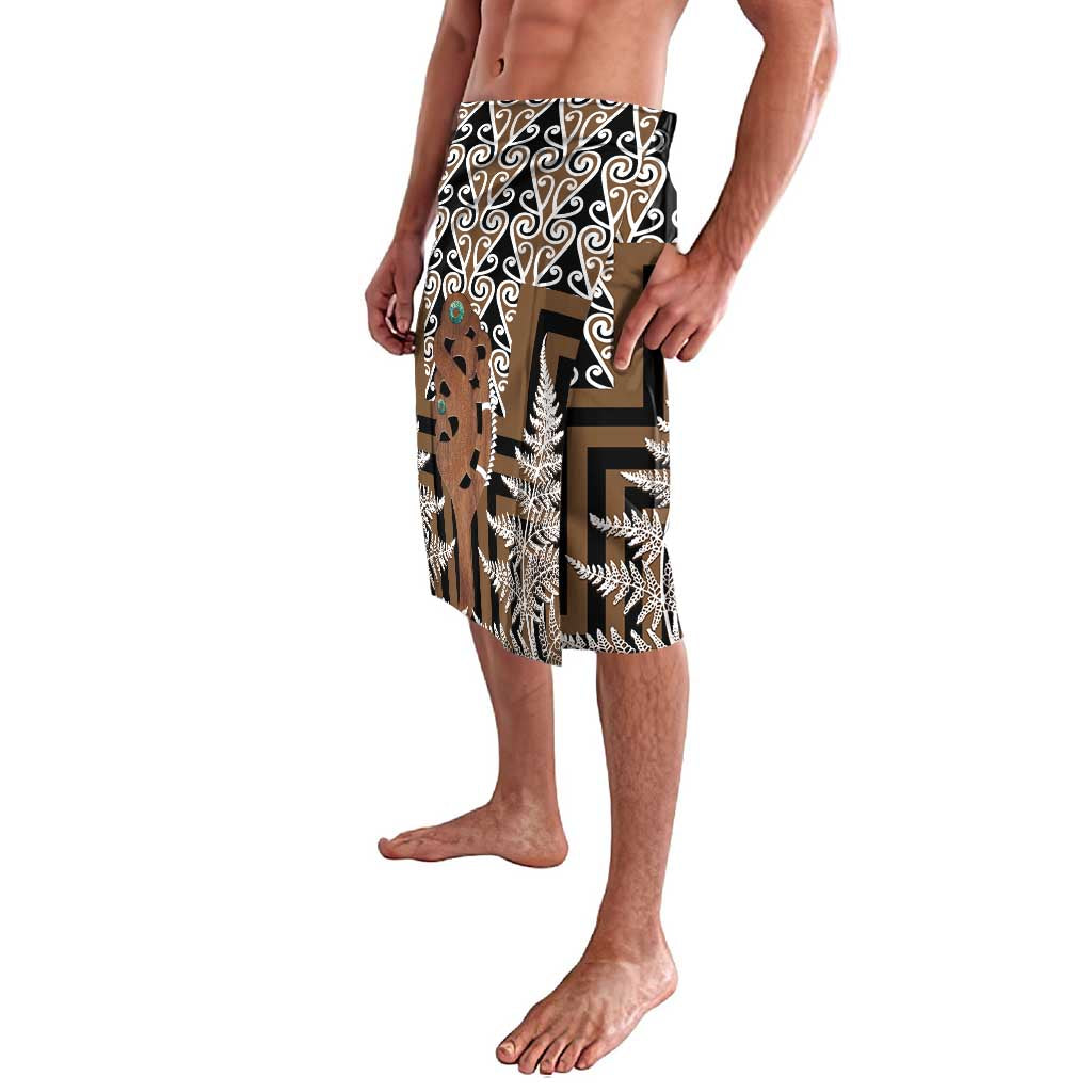 New Zealand Lavalava Maori Maripi Knife With Poutama Art