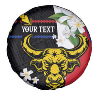 Personalised Philippines Carabao Spare Tire Cover Filipino Sun Mix Sampaguita Flower LT14 - Polynesian Pride