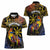 Philippines Sarimanok Women Polo Shirt Papanok Legendary Bird Okir Polynesian Pattern