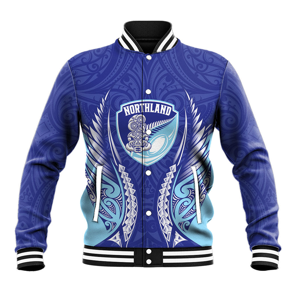 Northland 2026 Rugby Custom Baseball Jacket NZ Maori Silver Fern