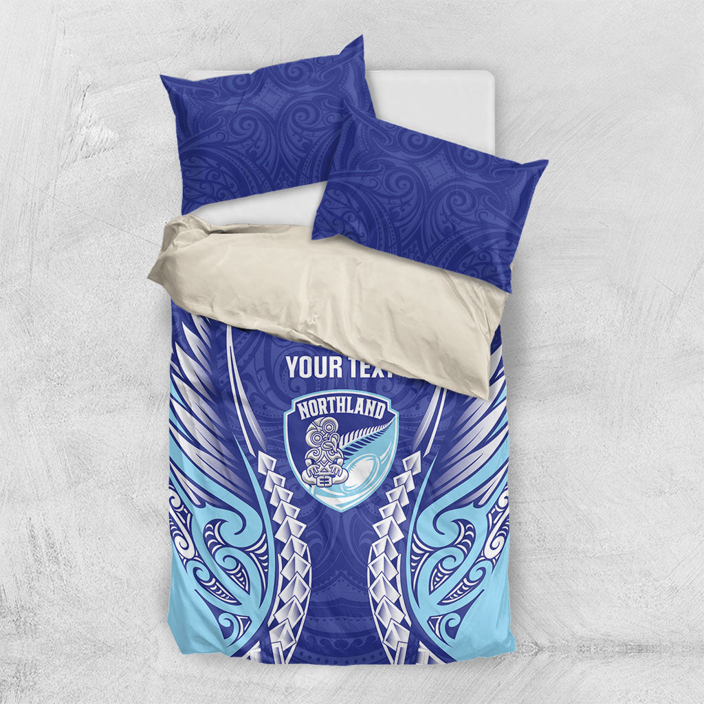 Northland 2026 Rugby Custom Bedding Set NZ Maori Silver Fern
