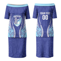 Northland 2026 Rugby Custom Couples Matching Puletasi and Hawaiian Shirt NZ Maori Silver Fern LT14 - Polynesian Pride