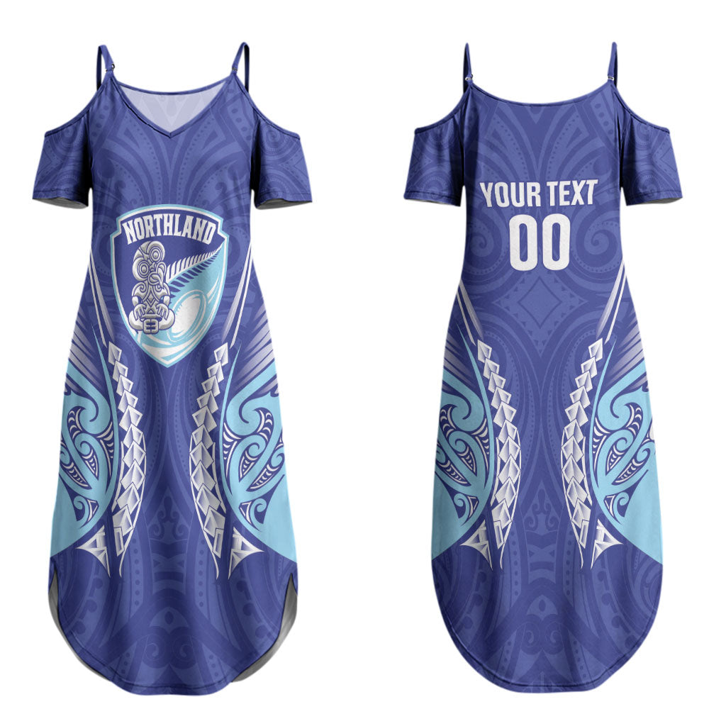 Northland 2026 Rugby Custom Couples Matching Summer Maxi Dress and Long Sleeve Button Shirt NZ Maori Silver Fern LT14 - Polynesian Pride