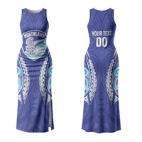Northland 2026 Rugby Custom Couples Matching Tank Maxi Dress and Long Sleeve Button Shirt NZ Maori Silver Fern LT14 - Polynesian Pride