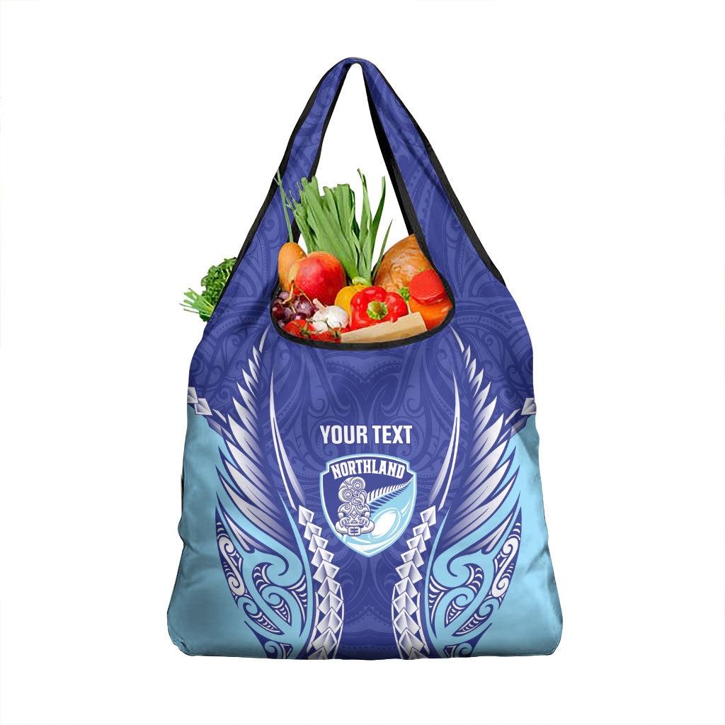 Northland 2026 Rugby Custom Grocery Bag NZ Maori Silver Fern LT14 1-pack One Size Blue - Polynesian Pride