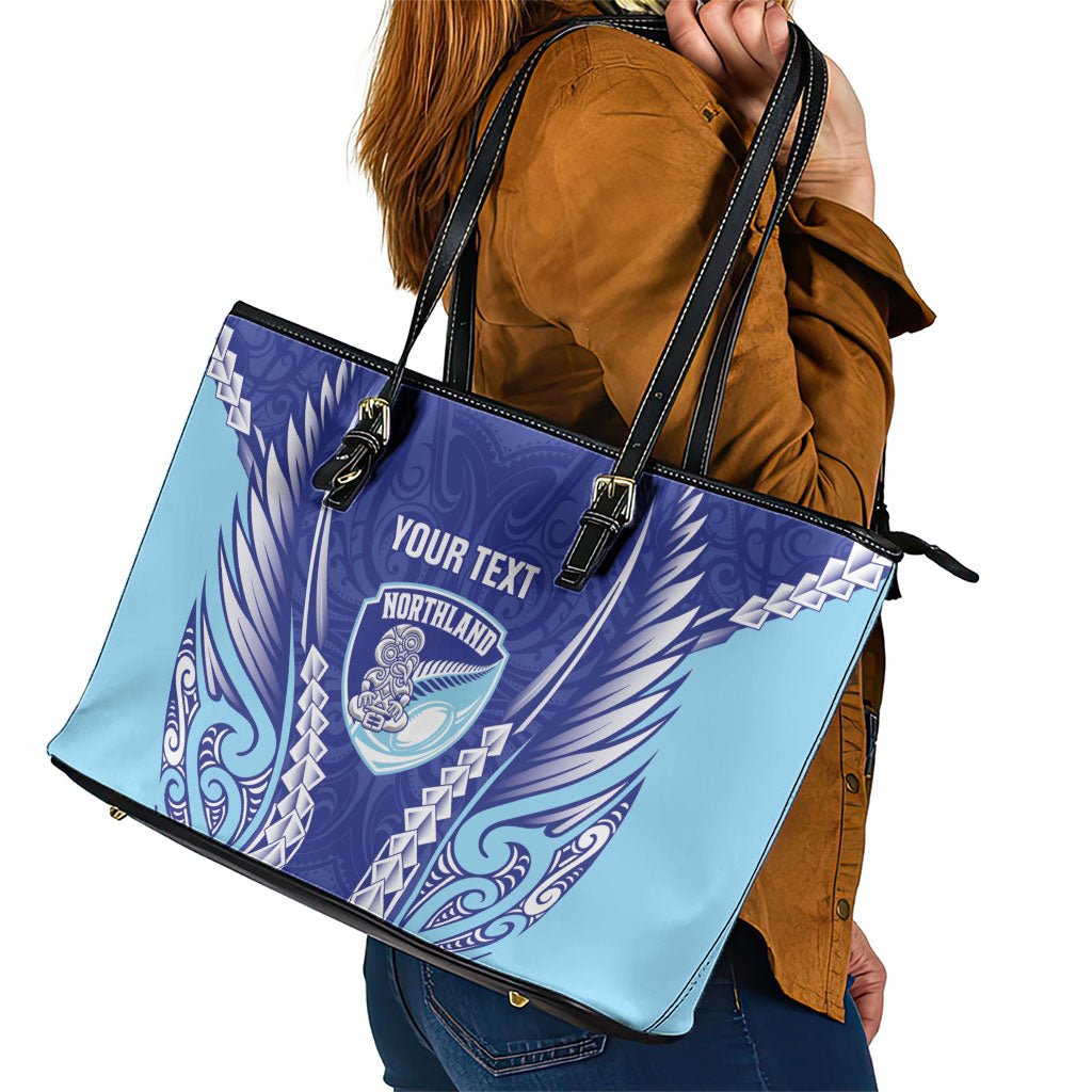 Northland 2026 Rugby Custom Leather Tote Bag NZ Maori Silver Fern