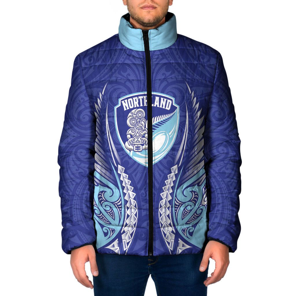 Northland 2026 Rugby Custom Padded Jacket NZ Maori Silver Fern