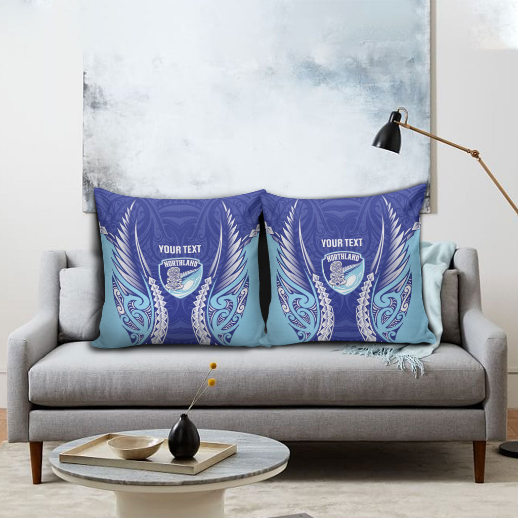 Northland 2026 Rugby Custom Pillow Cover NZ Maori Silver Fern