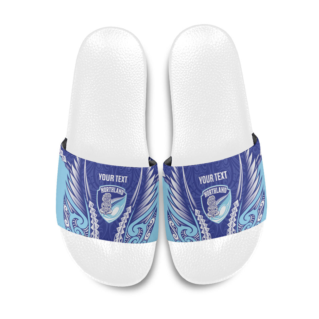 Northland 2026 Rugby Custom Slide Sandals NZ Maori Silver Fern