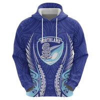 Northland 2026 Rugby Custom Zip Hoodie NZ Maori Silver Fern