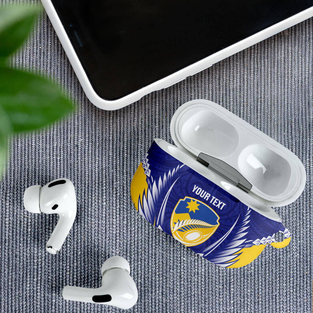 Otago 2026 Rugby Custom AirPods Case NZ Maori Silver Fern