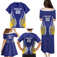 Otago 2026 Rugby Custom Family Matching Puletasi and Hawaiian Shirt NZ Maori Silver Fern LT14 - Polynesian Pride