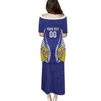 Otago 2026 Rugby Custom Family Matching Puletasi and Hawaiian Shirt NZ Maori Silver Fern LT14 - Polynesian Pride