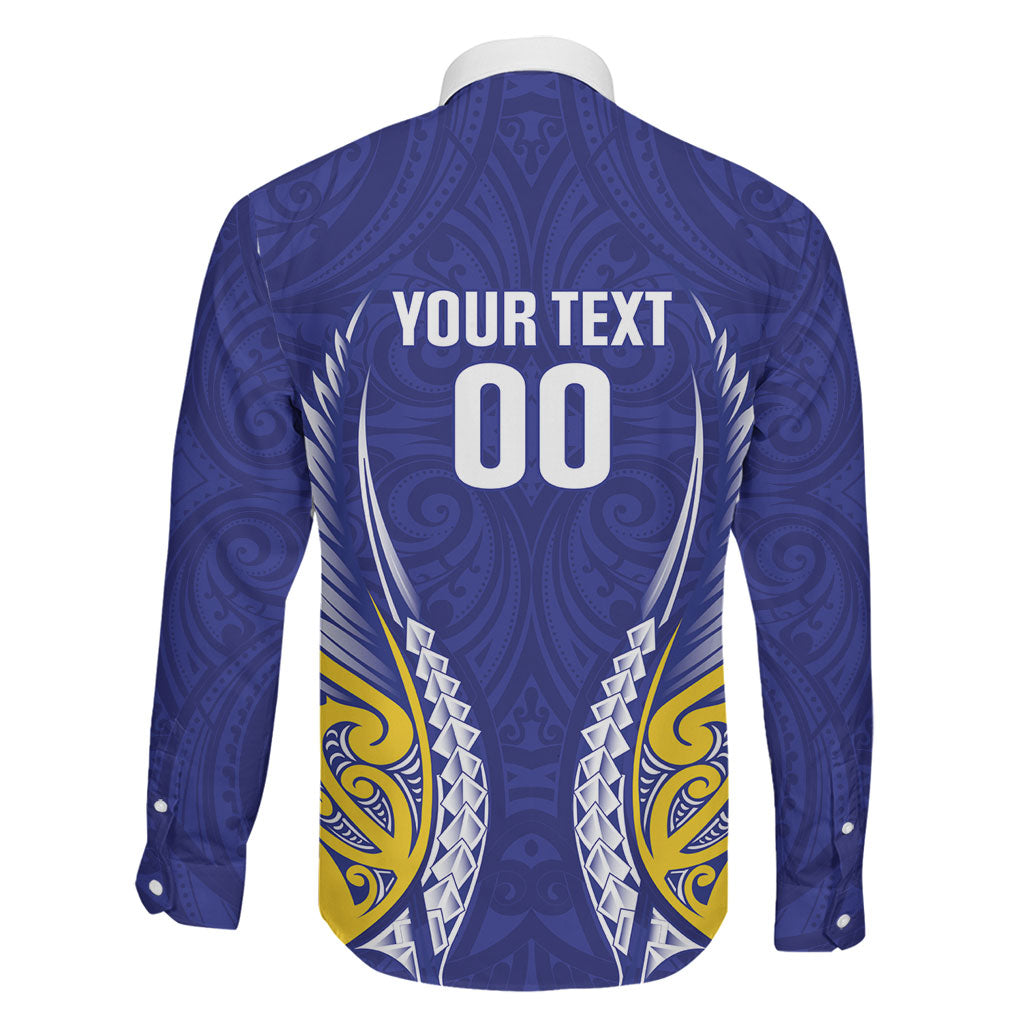 Otago 2026 Rugby Custom Family Matching Short Sleeve Bodycon Dress and Hawaiian Shirt NZ Maori Silver Fern LT14 - Polynesian Pride