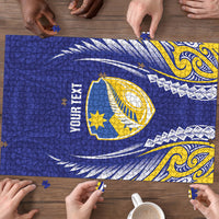 Otago 2026 Rugby Custom Puzzle NZ Maori Silver Fern LT14 - Polynesian Pride