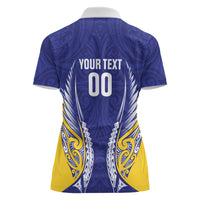 Otago 2026 Rugby Custom Women Polo Shirt NZ Maori Silver Fern LT14 - Polynesian Pride