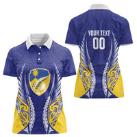 Otago 2026 Rugby Custom Women Polo Shirt NZ Maori Silver Fern LT14 - Polynesian Pride