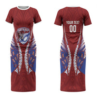 Southland 2026 Rugby Custom Couples Matching Short Sleeve Bodycon Dress and Long Sleeve Button Shirt NZ Maori Silver Fern LT14 - Polynesian Pride