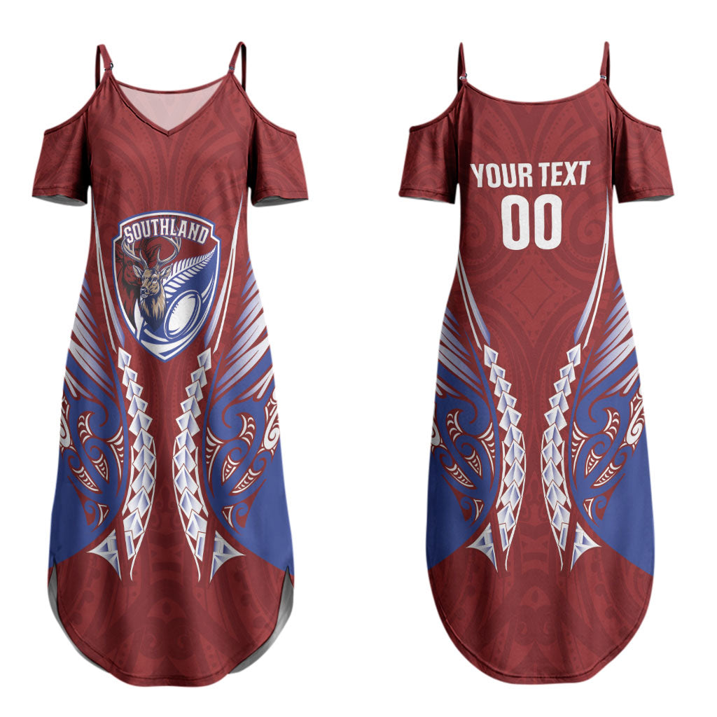 Southland 2026 Rugby Custom Couples Matching Summer Maxi Dress and Hawaiian Shirt NZ Maori Silver Fern LT14 - Polynesian Pride