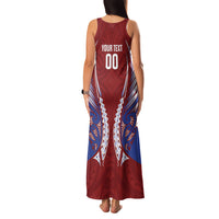 Southland 2026 Rugby Custom Family Matching Tank Maxi Dress and Hawaiian Shirt NZ Maori Silver Fern LT14 - Polynesian Pride