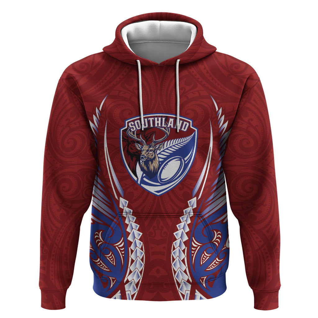 Southland 2026 Rugby Custom Hoodie NZ Maori Silver Fern