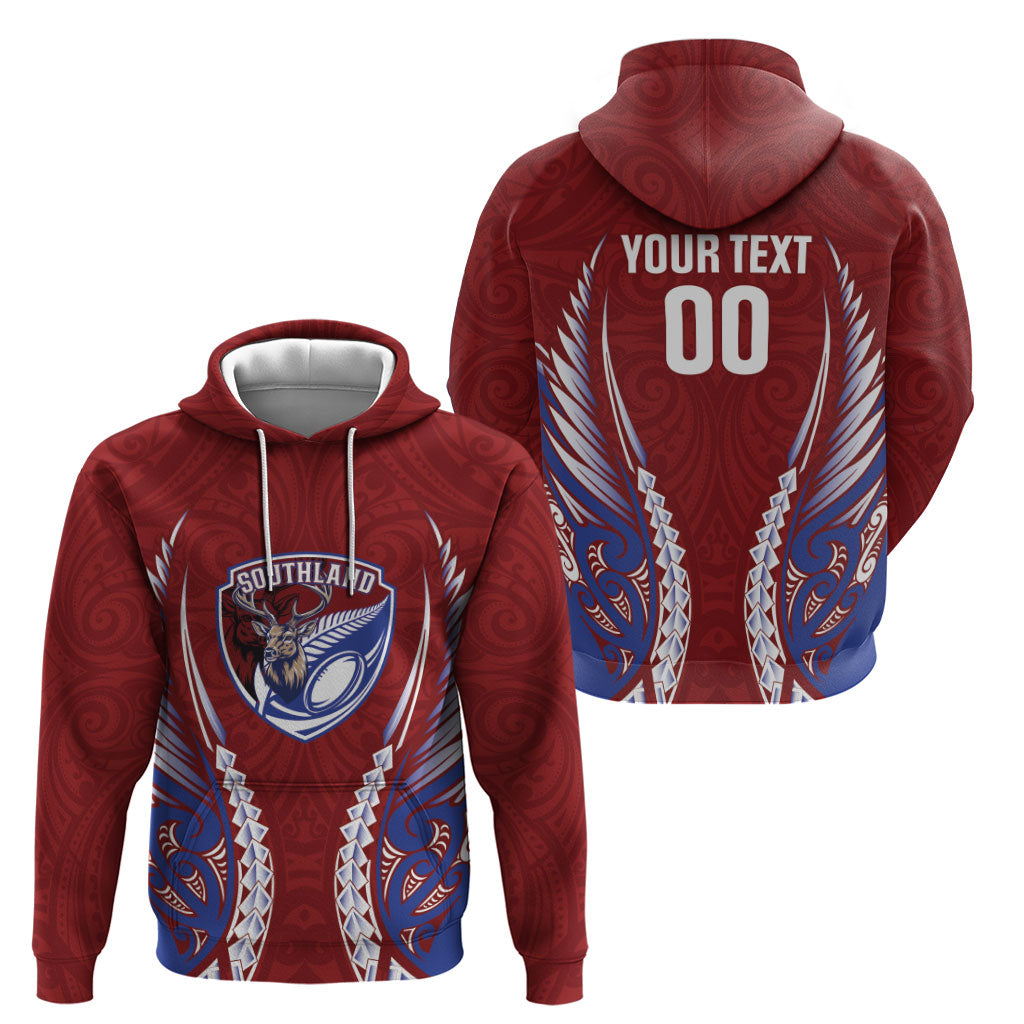 Southland 2026 Rugby Custom Hoodie NZ Maori Silver Fern