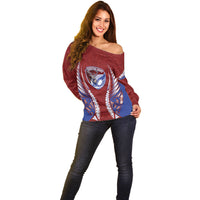 Southland 2026 Rugby Custom Off Shoulder Sweater NZ Maori Silver Fern