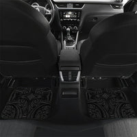 Taranaki 2026 Rugby Custom Car Mats NZ Maori Silver Fern