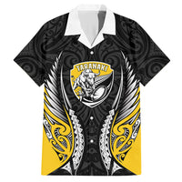 Taranaki 2026 Rugby Custom Hawaiian Shirt NZ Maori Silver Fern