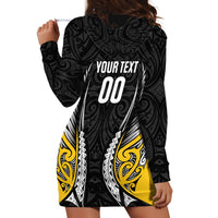 Taranaki 2026 Rugby Custom Hoodie Dress NZ Maori Silver Fern LT14 - Polynesian Pride