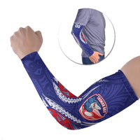 Tasman Bay 2026 Rugby Custom Arm Sleeves NZ Maori Silver Fern