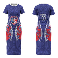 Tasman Bay 2026 Rugby Custom Couples Matching Short Sleeve Bodycon Dress and Long Sleeve Button Shirt NZ Maori Silver Fern LT14 - Polynesian Pride