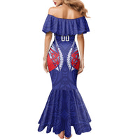 Tasman Bay 2026 Rugby Custom Family Matching Mermaid Dress and Hawaiian Shirt NZ Maori Silver Fern LT14 - Polynesian Pride