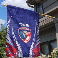 Tasman Bay 2026 Rugby Custom Garden Flag NZ Maori Silver Fern