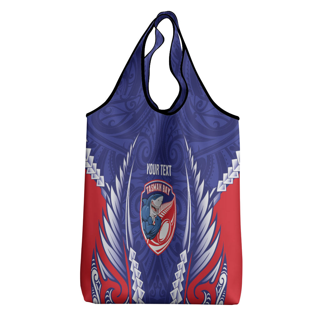 Tasman Bay 2026 Rugby Custom Grocery Bag NZ Maori Silver Fern