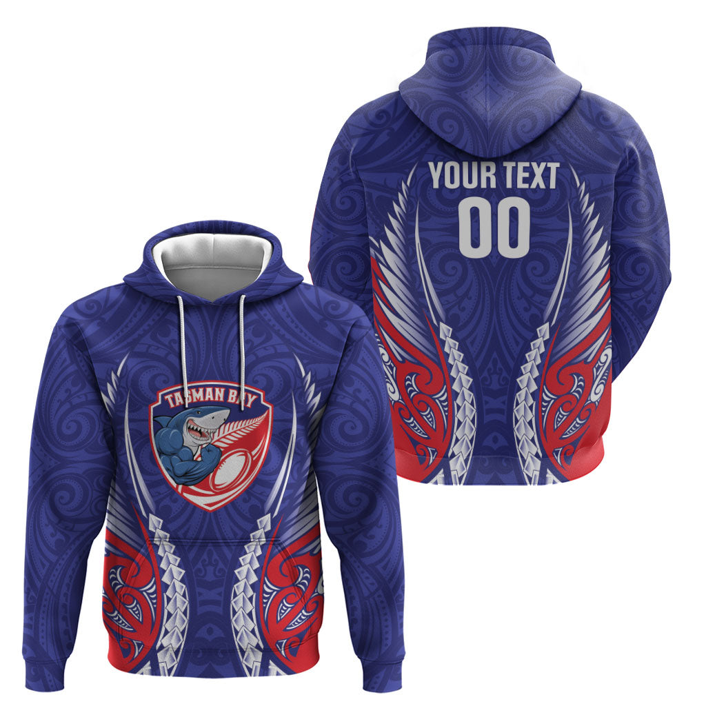 Tasman Bay 2026 Rugby Custom Hoodie NZ Maori Silver Fern