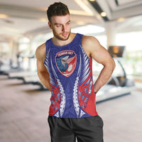 Tasman Bay 2026 Rugby Custom Men Tank Top NZ Maori Silver Fern