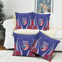 Tasman Bay 2026 Rugby Custom Pillow Cover NZ Maori Silver Fern