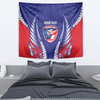 Tasman Bay 2026 Rugby Custom Tapestry NZ Maori Silver Fern