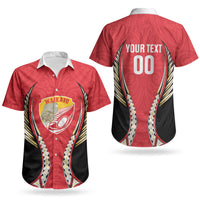 Waikato 2026 Rugby Custom Couples Matching Off Shoulder Short Dress and Hawaiian Shirt NZ Maori Silver Fern LT14 - Polynesian Pride