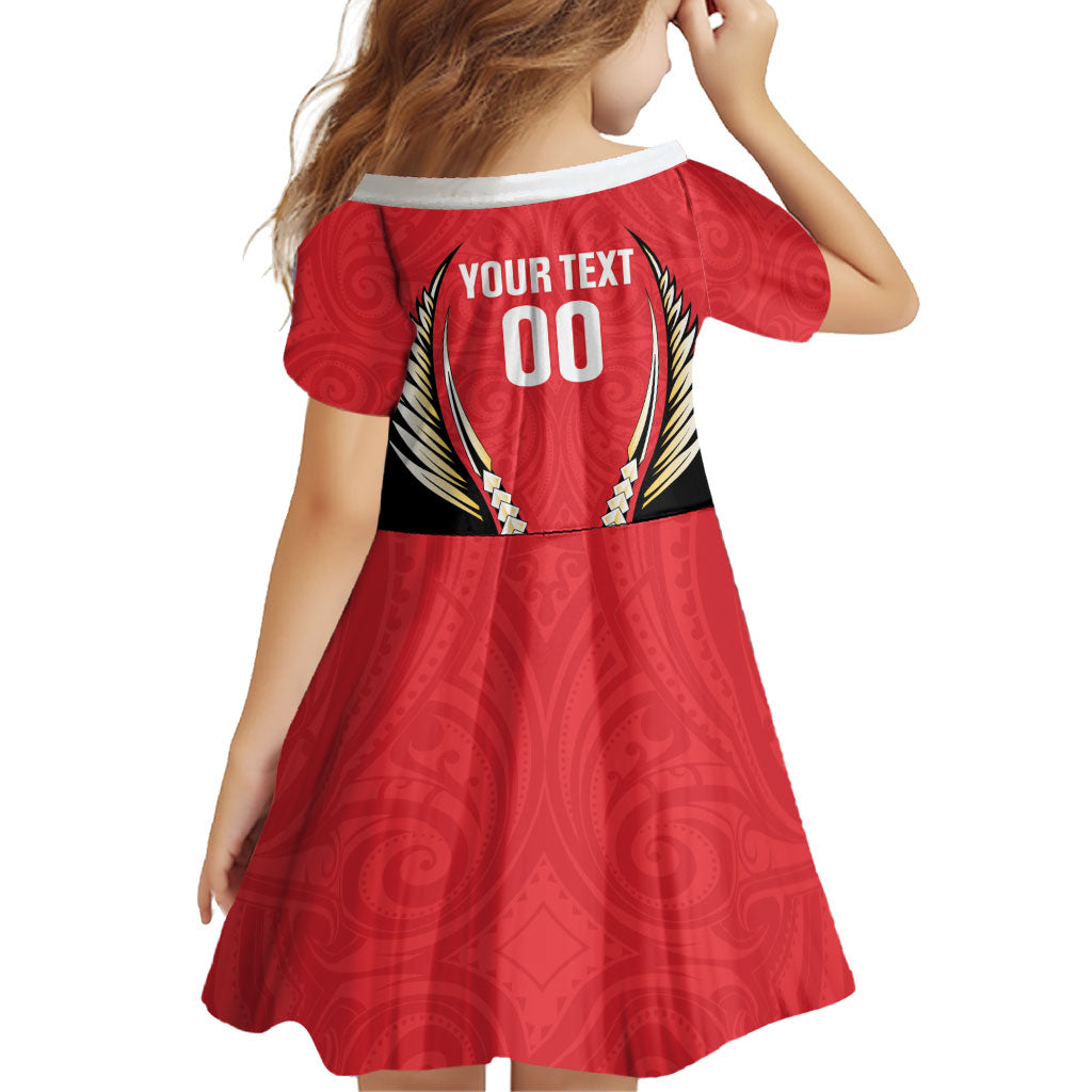 Waikato 2026 Rugby Custom Family Matching Off The Shoulder Long Sleeve Dress and Hawaiian Shirt NZ Maori Silver Fern LT14 - Polynesian Pride