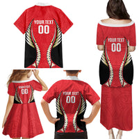 Waikato 2026 Rugby Custom Family Matching Puletasi and Hawaiian Shirt NZ Maori Silver Fern LT14 - Polynesian Pride