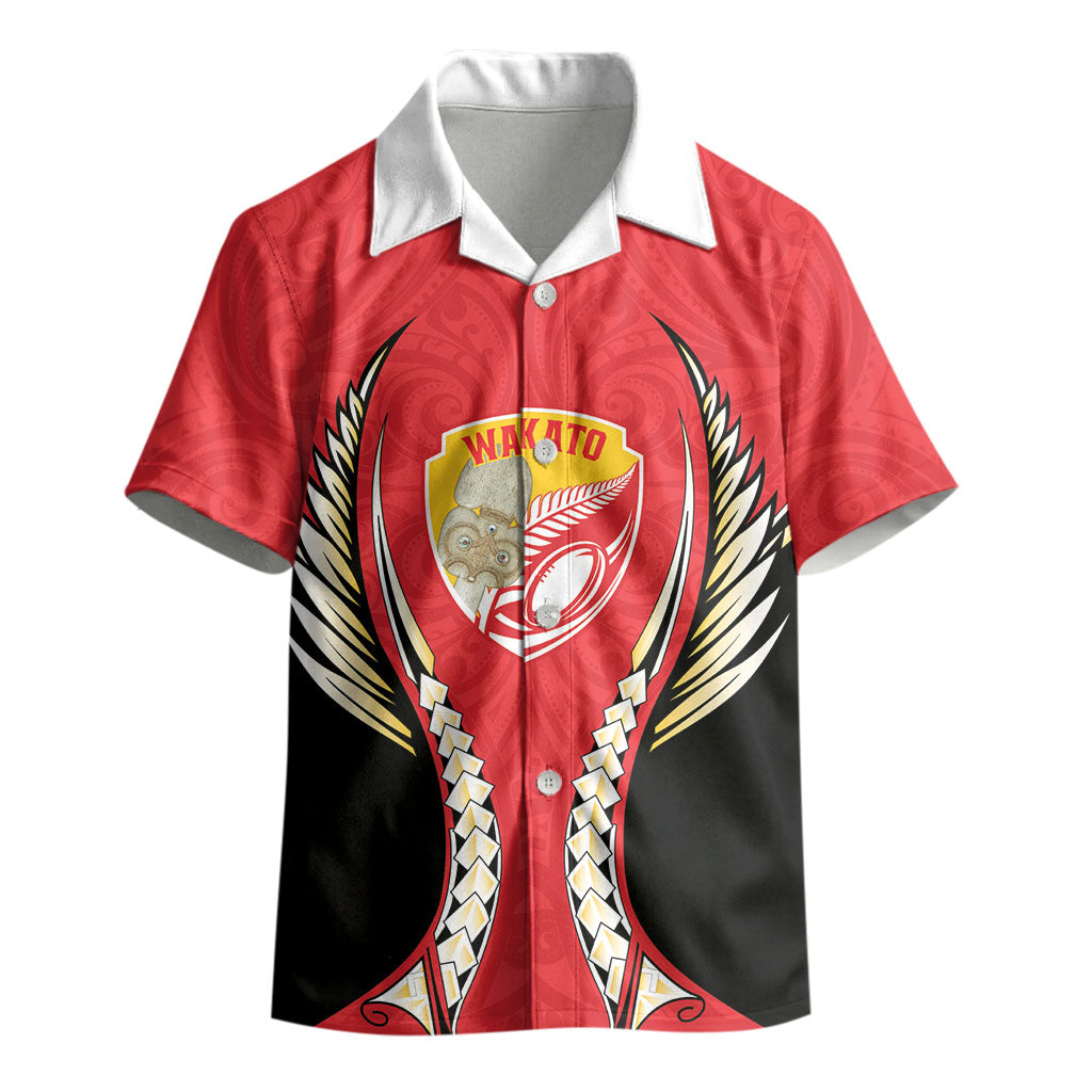 Waikato 2026 Rugby Custom Kid Hawaiian Shirt NZ Maori Silver Fern LT14 - Polynesian Pride