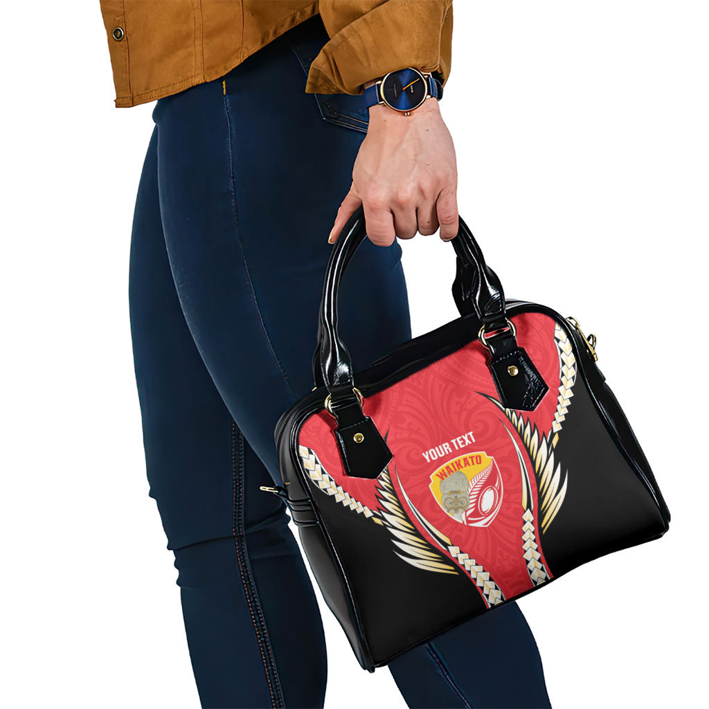 Waikato 2026 Rugby Custom Shoulder Handbag NZ Maori Silver Fern