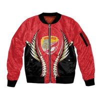 Waikato 2026 Rugby Custom Sleeve Zip Bomber Jacket NZ Maori Silver Fern