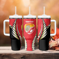 Waikato 2026 Rugby Custom Tumbler With Handle NZ Maori Silver Fern
