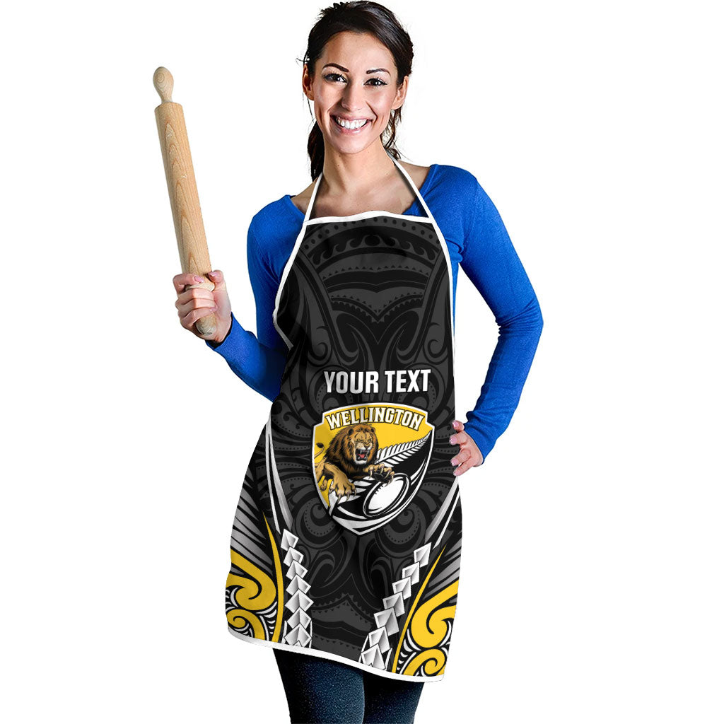 Wellington 2026 Rugby Custom Apron NZ Maori Silver Fern