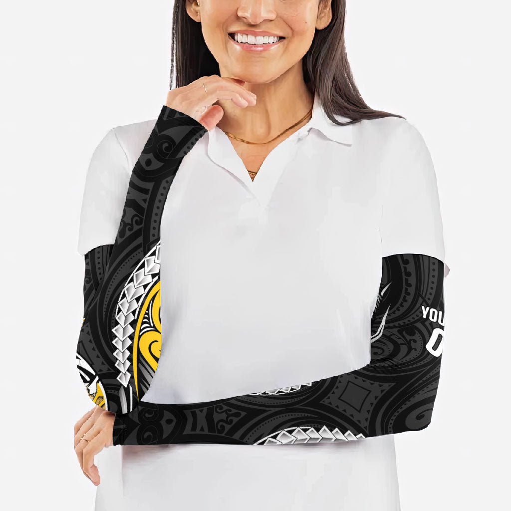 Wellington 2026 Rugby Custom Arm Sleeves NZ Maori Silver Fern
