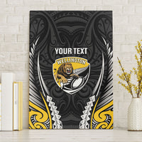 Wellington 2026 Rugby Custom Canvas Wall Art NZ Maori Silver Fern